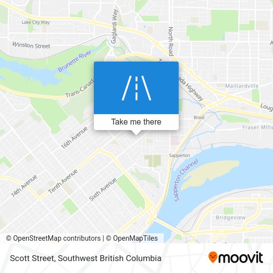Scott Street map