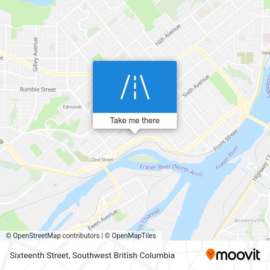 Sixteenth Street map