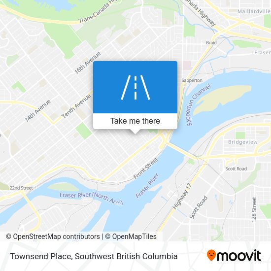 Townsend Place map