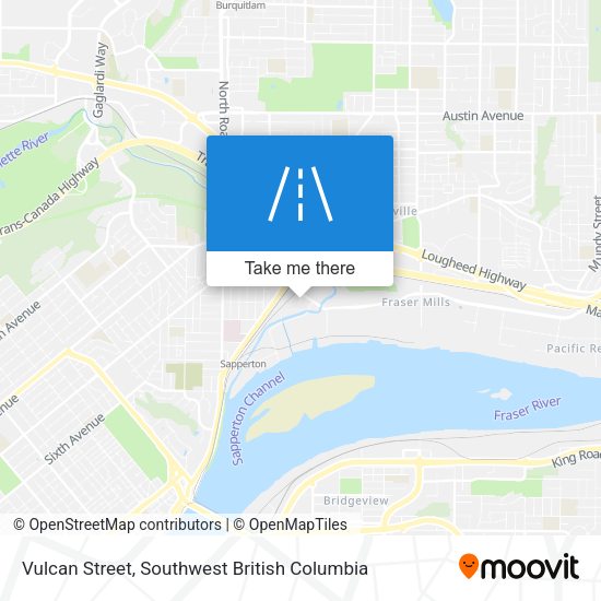 Vulcan Street map