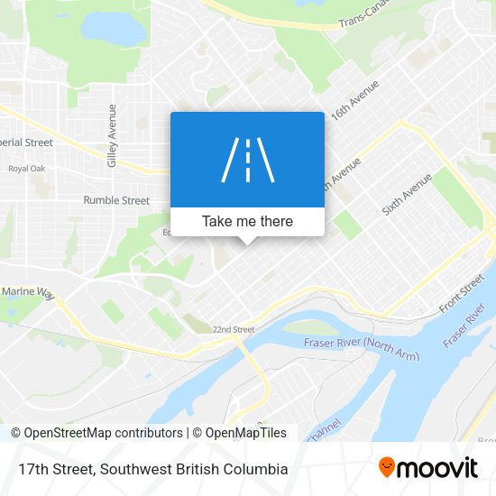 17th Street map