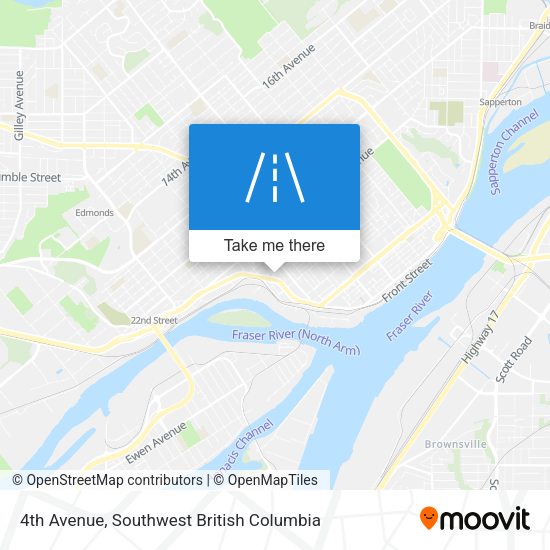 4th Avenue map