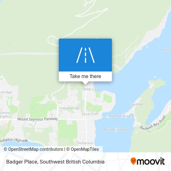 Badger Place map