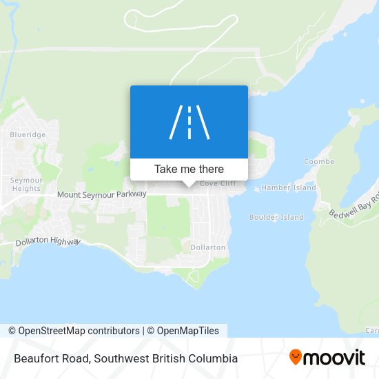Beaufort Road map