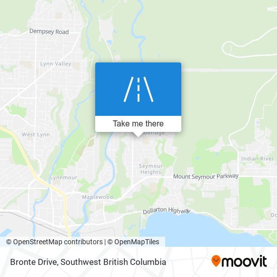 Bronte Drive map