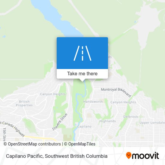 Capilano Pacific map