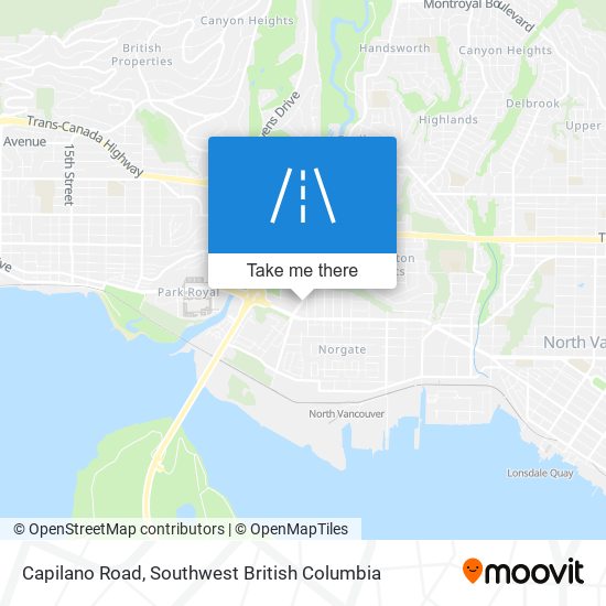 Capilano Road map