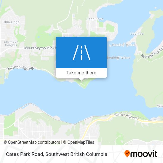 Cates Park Road plan