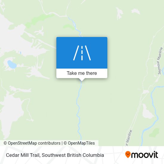 Cedar Mill Trail map