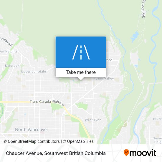 Chaucer Avenue map