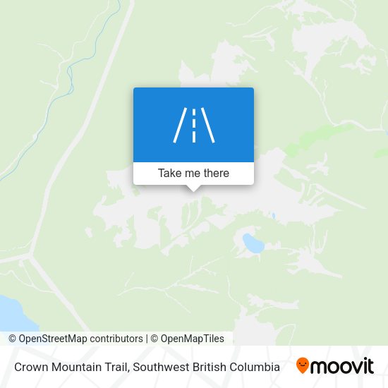 Crown Mountain Trail map