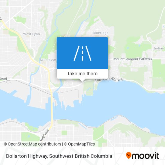 Dollarton Highway map