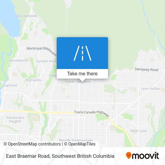 East Braemar Road plan