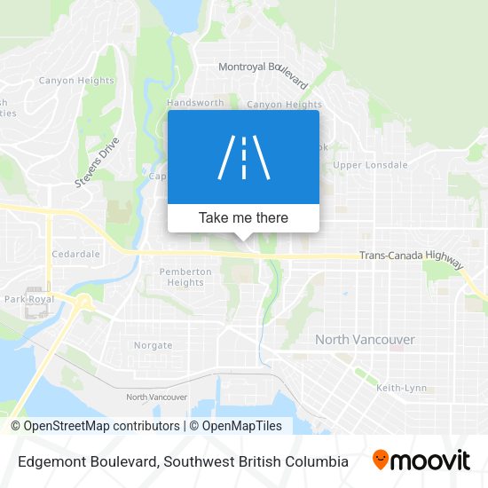 Edgemont Boulevard map