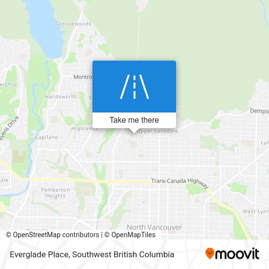 Everglade Place map
