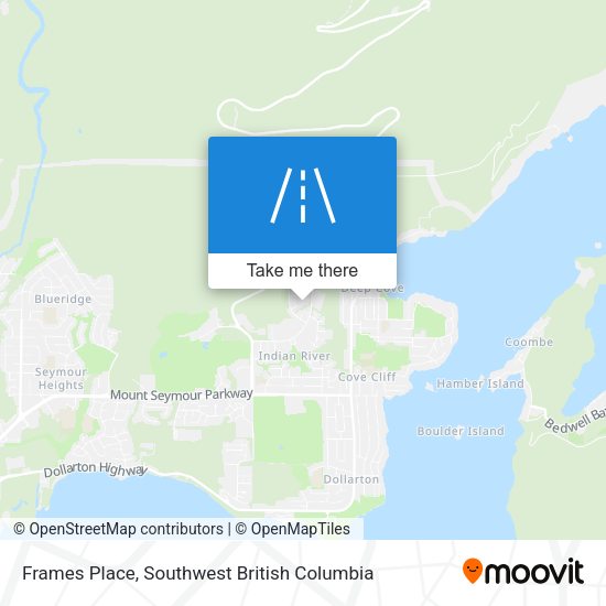 Frames Place map