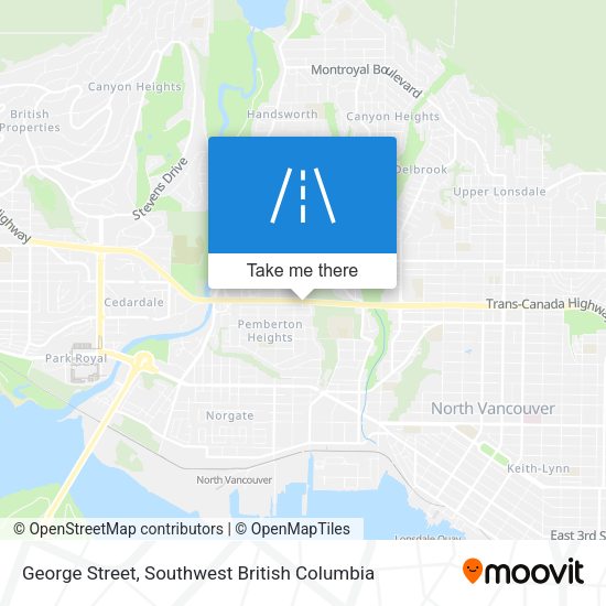 George Street map