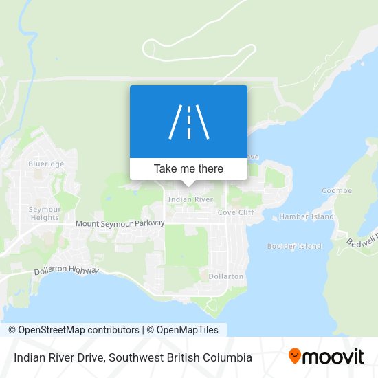 Indian River Drive map