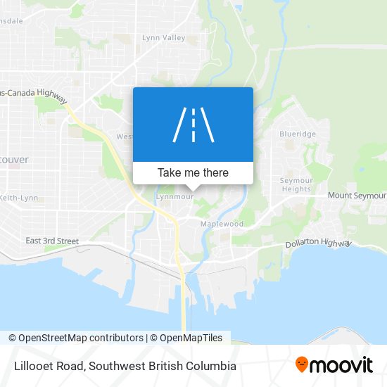 Lillooet Road map