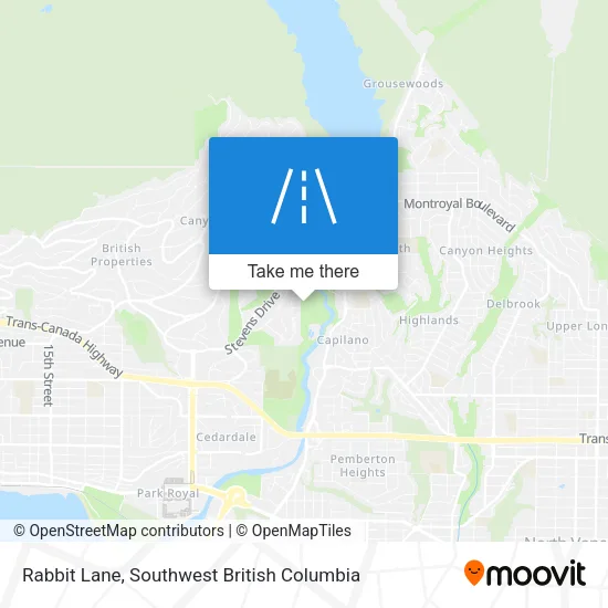 Rabbit Lane map
