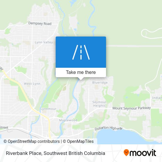 Riverbank Place map