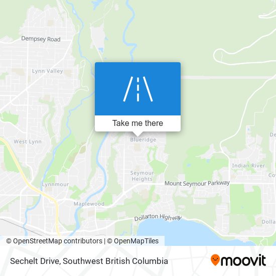 Sechelt Drive map