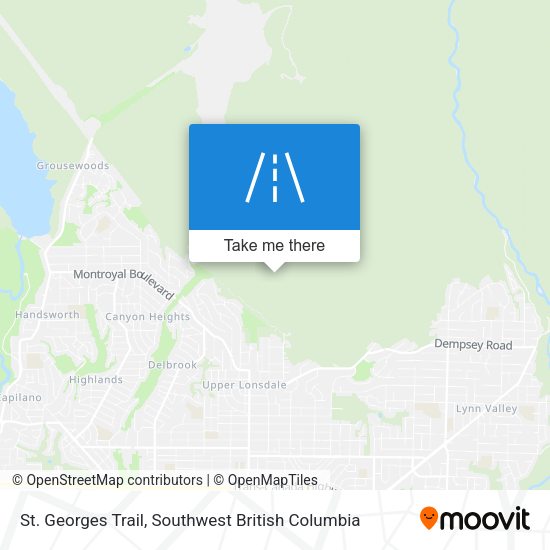 St. Georges Trail map