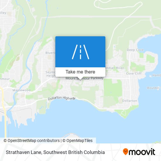 Strathaven Lane map