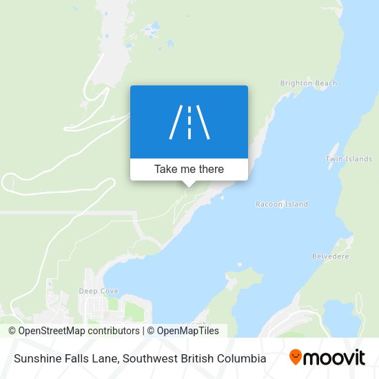 Sunshine Falls Lane map