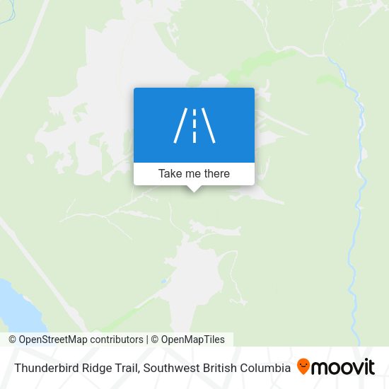 Thunderbird Ridge Trail map