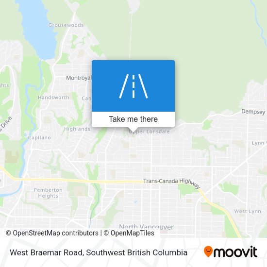 West Braemar Road plan