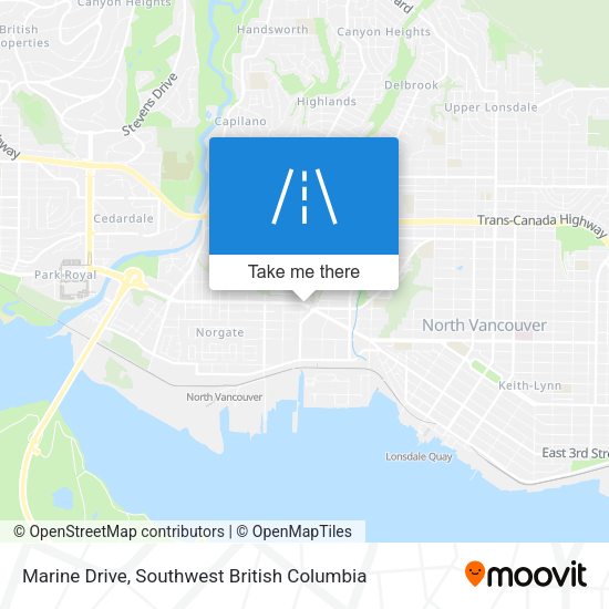 Marine Drive map