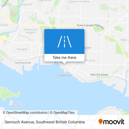 Semisch Avenue map