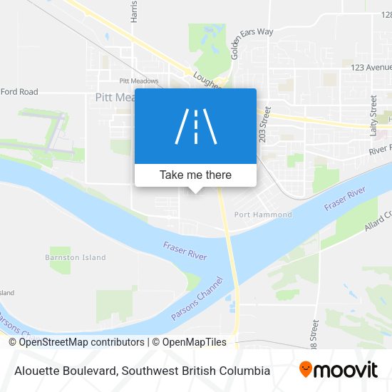 Alouette Boulevard plan