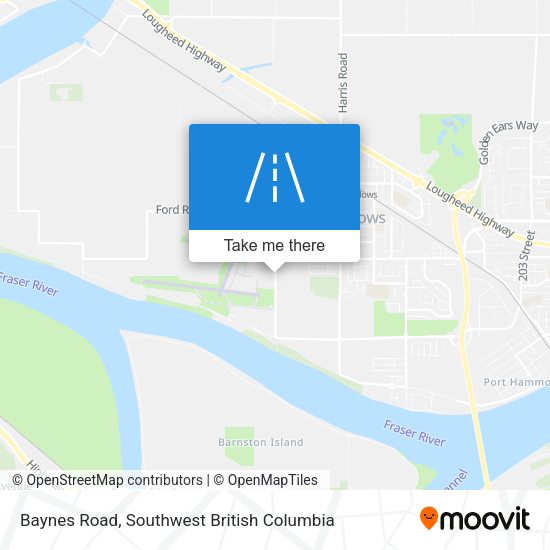 Baynes Road map