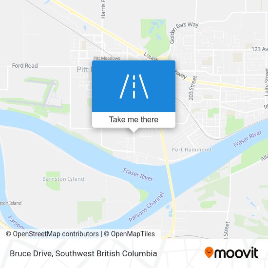 Bruce Drive map