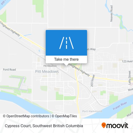 Cypress Court map