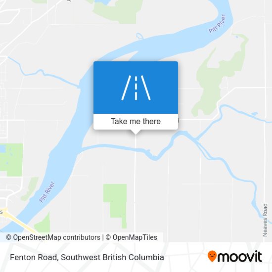 Fenton Road map