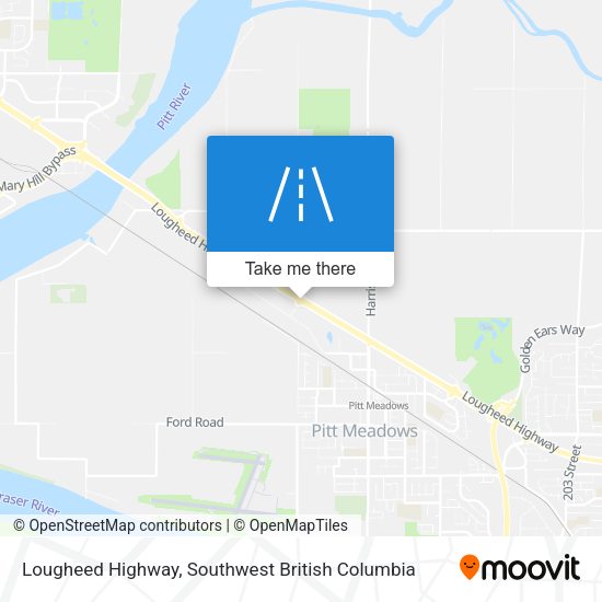 Lougheed Highway map