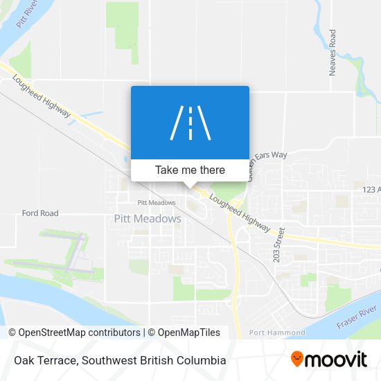 Oak Terrace map