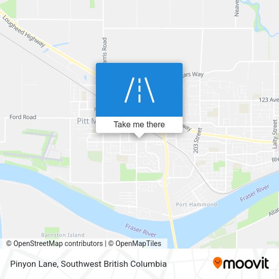 Pinyon Lane map
