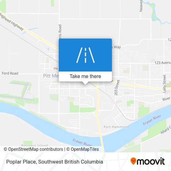 Poplar Place map