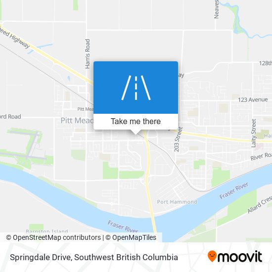 Springdale Drive map