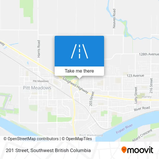 201 Street map