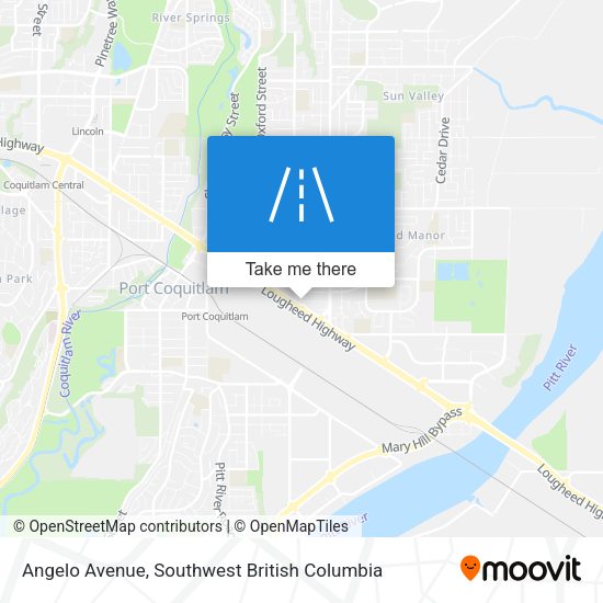 Angelo Avenue map