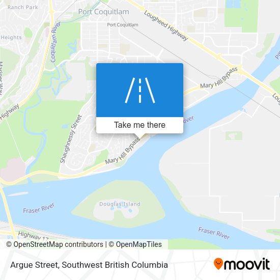 Argue Street map