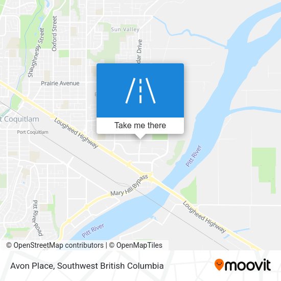 Avon Place map