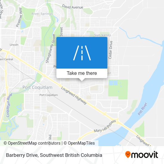 Barberry Drive map