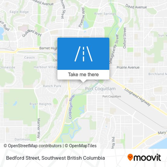Bedford Street map