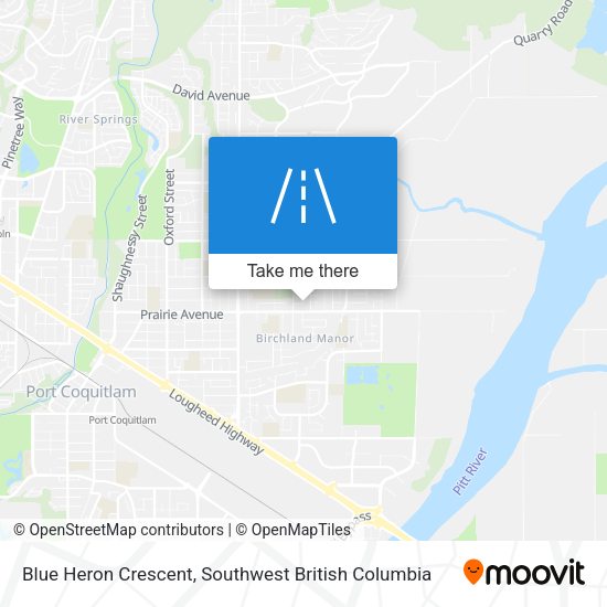 Blue Heron Crescent map